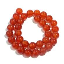 1pc Natural Agate & Jade Beaded Strand, Various Sizes Natural Stone Beads For DIY Jewelry - Onyx - View 10