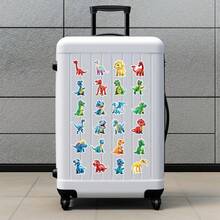 50张恐龙贴纸，美观实用，可用于剪贴簿、日记本、笔记本电脑、保险杠、滑板、水瓶、电脑、手机、贺卡、相册、家具等。 - 彩色 - 查看 8