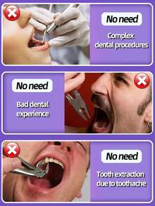 Teeth Cleaning Toothpaste Removes Tooth Stains Teeth Whitening Tooth Decay Repair Calculus Plaque Periodontitis Remove Cavities - Hộp 100g - Xem 5