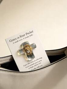 Grace In Your Pocket Embrace Card Cardinal | Ideal For Wedding Occasions, Featuring A Poignant Message And A Beautiful Cardinal Design,Various Styles Are Available, Including 2d Flat Gift Cards, Acrylic Material, Shatterproof And Wear-Resistant, Bouquet Greeting Cards, And Pocket Gift Cards. - Multicolor - View 5