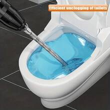 1-Piece Set - Multi-Functional Sink And Toilet Plunger, Hair And Waste Removal Expert, Bathroom And Kitchen Drain Cleaner, Plunger Accessory - Easy To Use, Space-Saving Design - B - View 9