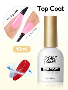 PEACECOLOR 1/2/3/4支装 10ml 底油、亮油和护甲油套装，新手友好型免擦拭底油，亮面/哑光亮油，滋养修护指甲油，女士美甲沙龙必备礼品 - 彩色 - 查看 9