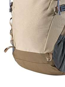 CAMEL CROWN 大容量背包 徒步休闲登山旅行户外包 - 杏色 - 查看 3