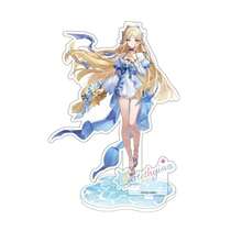 1PC Wuthering Waves Summer Beach Style Anime Character Acrylic Stand, Clear Figure Desktop Tabletop Display Ornament, Transparent Collectible Art Decor, Novelty Gift For Anime Fans - Multicolor - View 3