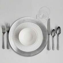 Silver Charger Plates, Set Of 6 Serving Charger Plate For Dinner Table, Wedding, Events Plate Chargers - 13 Inch - Round-silver - View 6