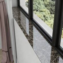 High Quality Window Sill Sticker, Waterproof & Fade-Resistant - Self-Adhesive Marble Gray-White Texture Waterproof Wallpaper, Window Sill Renovation Sticker, Suitable For Window Sill Renovation, Bay Window Covering, Balcony Window Sill Decoration - White - View 19