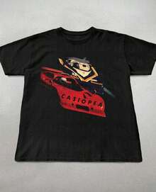 Casiopea T-Shirt, Japanese Jazz Fusion Shirt, Japanese Band Tees, Jazz Shirts, Car Graphic Tee, Tren - 黑色 - 查看 1