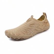 女士春季新款瑜伽鞋，超轻训练鞋，适合深蹲、室内健身、跑步、跳绳等运动，软底设计，男女通用 - 杏色 - 查看 18