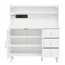 Buffets & Sideboards - White + MDF-1 - View 7