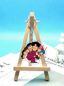 动漫游戏 MiSide 新款亚克力钥匙扣，6厘米 Mita/疯狂 Mita/戴帽子的 Mita，高透明可爱包包挂件，情人节粉丝礼物 - 彩色 - 查看 14