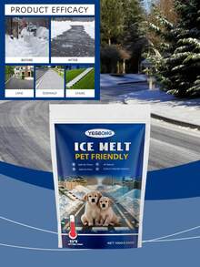 Pet-Friendly Melting Agent, Concrete Floor & Street Winter Ice & Snow Melting Anti-Slip Cleaner - B - View 10