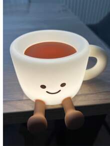 Cute Coffee Cup Night Light - 3 Brightness Levels Lamp With Touch Control 7 Colors, Silicone Lamp With 30 Min Timer, USB Rechargeable - Soft Lighting And Design, Suitable For Room, Creative Gift - Multicolor - View 10