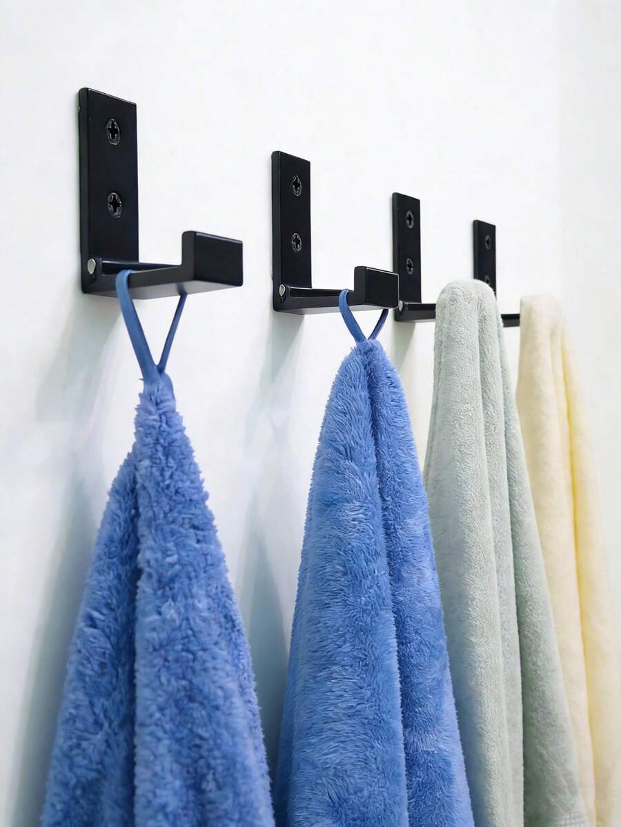 Gancho de ropa plegable resistente y ahorrador de espacio - Hecho de aleación de aluminio resistente a la oxidación, montado en la pared, adecuado para colgar abrigos, toallas, sombreros y otros artículos