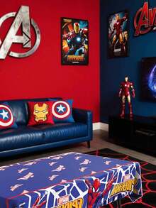 Marvel Party Tablecloth Set - Exclusive Design With Vibrant Superhero Artwork, 1-3 Pcs Waterproof Tablecloth Printed With Pattern, Perfect For Party Decor, Retro Gaming Gatherings, Adding Fun And Vitality To Any Fan Party - Multicolor - View 1