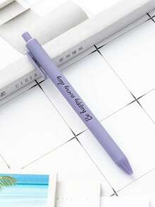 Customized Text/Logo Retractable Metal Pen, Creative Stationery Electroplated Ballpoint Pen, Promotional Gift Pen - Multicolor - View 38