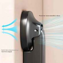 Rack Secagem Cabideiro de Roupas Dobrável com Ventosa Sem Furo Resistente - Dobrável - Visão 10