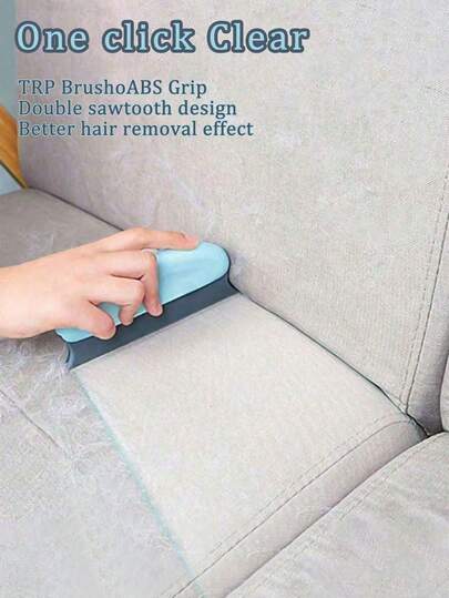 1pc Manual Portable Lint Remover, Suitable For Removing Fuzz On Clothes, Sofa, Carpet, Blanket And Pet Hair