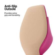 Women Chunky Low Heel Mule Sandals, Comfortable Square Open Toe Slide Sandals Slip On, Versatile Minimalist Chunky Heel Sandals For Summer Spring Casual Wearing - 玫紅色 - 查看 9