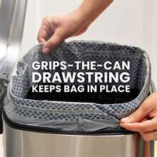 Glad ForceFlex MaxStrength Drawstring Trash Bags, 13 Gallon, Odor Shield,  Heavy-Duty, Tear-Resistant, Leak-Proof, Advanced Odor Shield Technology, Perfect For Kitchen, Office,20 Count – And Household Use, Ideal For Large Clean-Ups, Yard Work, And Disposal Of Household Waste - 1 - 查看 9