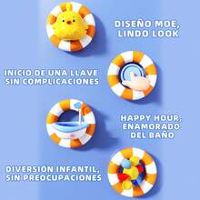 Tendencia2pzs Juguetes De Baño Para Bebes Juguetes Para NiñosCalidad premium - conjunto de colores 2 - Ver 3
