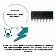 Circuito Integrado de  Uln2003 Paquete Darlington 30 Piezas Calidad Premium - 1 - Ver 8