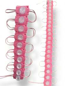 Módulos De Botón 12v/20pzas Calidad Premium 1 tira de módulos - ROSA - Ver 2