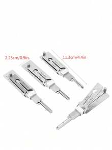 SC1, SC4, KW1, KW5 2-In-1, Four-Piece Tool Combination Set Lockpick Tool, Pick And Decoder Tool Set, Open Door Lock, Civil Lock KW5-L Locksmith Tools - A - View 2