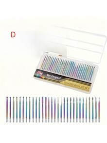 30pcs Nail Drill Bits Cuticle Cleaner Tungsten Steel Rotary Polishing File Grinding Heads Manicure Pedicure Nail Salon Tools - Multicolor - View 4