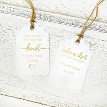 50pcs Personalized Wedding Favor Tags (Excluding Strings), Make Your Wedding Favors Unforgettable, Suitable For Favors, Place Settings, Table Decorations, Etc. - Multicolor 1 - View 5