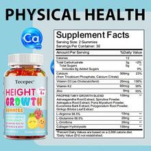 Bunkell Height Growth Gummies - With Vitamin, Zinc, L-Arginine, L-Glutamine - Support Joinr & Bone Density Health - 60 Gummies - 1瓶 - 查看 2