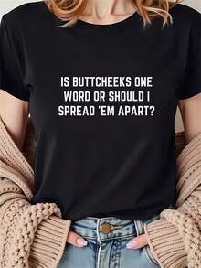 Funny Butt Cheeks Shirt Sarcastic Meme Sweatshirt Dirty Joke Shirt Inappropriate Embarrassing Shirt Offensive Gag Hoodie Adult Humor T-Shirt - màu đen - Xem 1