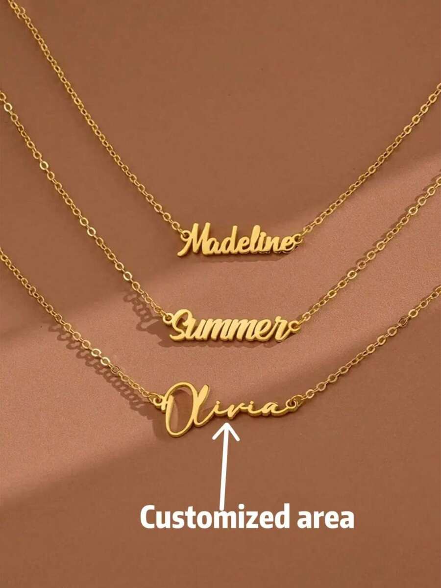 1 Custom Necklace, Classic And Simple Style, Suitable For Kids Daily Wear, Is The Perfect Gift For Kids Birthdays, Halloween, Valentine's Day, And Christmas - Multicolor - View 1