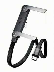 二合一 1.5米 240W 超快充电可折叠手机支架，带编织 Type-C 数据线 | 可调节充电线，兼容 17、17 Pro Max、16、16 Plus、16 Pro、16 Pro Max 等更多设备 - 彩色 - 查看 9