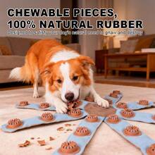 Octopus Dog Puzzle Toy - Mental Stimulation & Slow Feeder With Barriers, Spikes & Twist Traps, Durable Chew-Resistant Brain Game For Small, Medium, Large Dogs - Blue - View 1