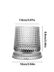 Copo de Vidro Giratório de Cristal Premium, Copo de Uísque, Copo de Licor, Utensílios de Vidro de Alta Qualidade, Copo Giratório Antiestrés, Copo de Uísque de Vidro Gravado, Utensílios de Vidro de Luxo para Mulheres, Copo de Licor Premium, Copo Giratório, Elegante Copo de Uísque de Cristal, Copo de Cerveja Giratório Antiestrés e Inquebrável - Um copo giratório - Visão 10