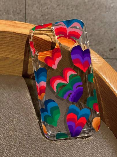 Colorful Flower Print Clear Case Compatible With IPhone 13/11/17/17pro/16/14/15/15pro/15 Plus/15 Promax/7plus/8plus/X/Xs Max/Xr/11pro/12pro/13pro/14pro/12mini/13mini/11promax/12promax/13promax/14promax/14plus/17pro Max/17Air/6/6s Plus/7/8/16Pro/16plus/16promax/Se2/17promax&Compatible With Samsung Galaxy/A54/A14/A12/A13/A15/A32/A33/A24/A52S/S20/S21/S22/S23/S24/S23Plus/S24ultra/S25/A15/A33/A23