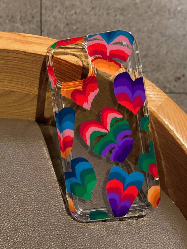 Colorful Flower Print Clear Case Compatible With IPhone 13/11/17/17pro/16/14/15/15pro/15 Plus/15 Promax/7plus/8plus/X/Xs Max/Xr/11pro/12pro/13pro/14pro/12mini/13mini/11promax/12promax/13promax/14promax/14plus/17pro Max/17Air/6/6s Plus/7/8/16Pro/16plus/16promax/Se2/17promax&Compatible With Samsung Galaxy/A54/A14/A12/A13/A15/A32/A33/A24/A52S/S20/S21/S22/S23/S24/S23Plus/S24ultra/S25/A15/A33/A23