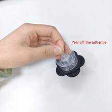 1pc Flower Shaped Suction Cup Phone Holder, Silicone Multifunctional Desktop Flower Suction Cup Phone Stand, Adhesive Mobile Phone Holder, Free - Multicolor - View 9