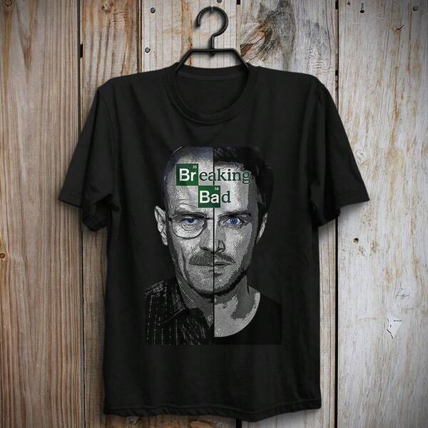 Breaking Bad Walter White Jesse Pinkman Heisenberg Bryan Cranston Aaron Paul Women's Fashion Logo Print T-Shirt - Short Sleeve Crew Neck Cotton Top