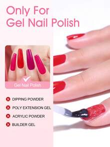 PEACECOLOR Kit com 1/2 unidades de removedor de esmalte em gel de 10ml, removedor de limpeza rápida, ideal para manicure em salão de beleza e uso doméstico. - 10 ml - Ver 4