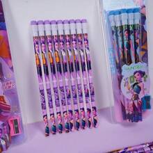 Idol Themed Pencils Fashion Star Print Design Writing Pencils For Daily Study Office Use Music Peripheral Pencils With Unique Pattern Decoration - Multicolor - View 4