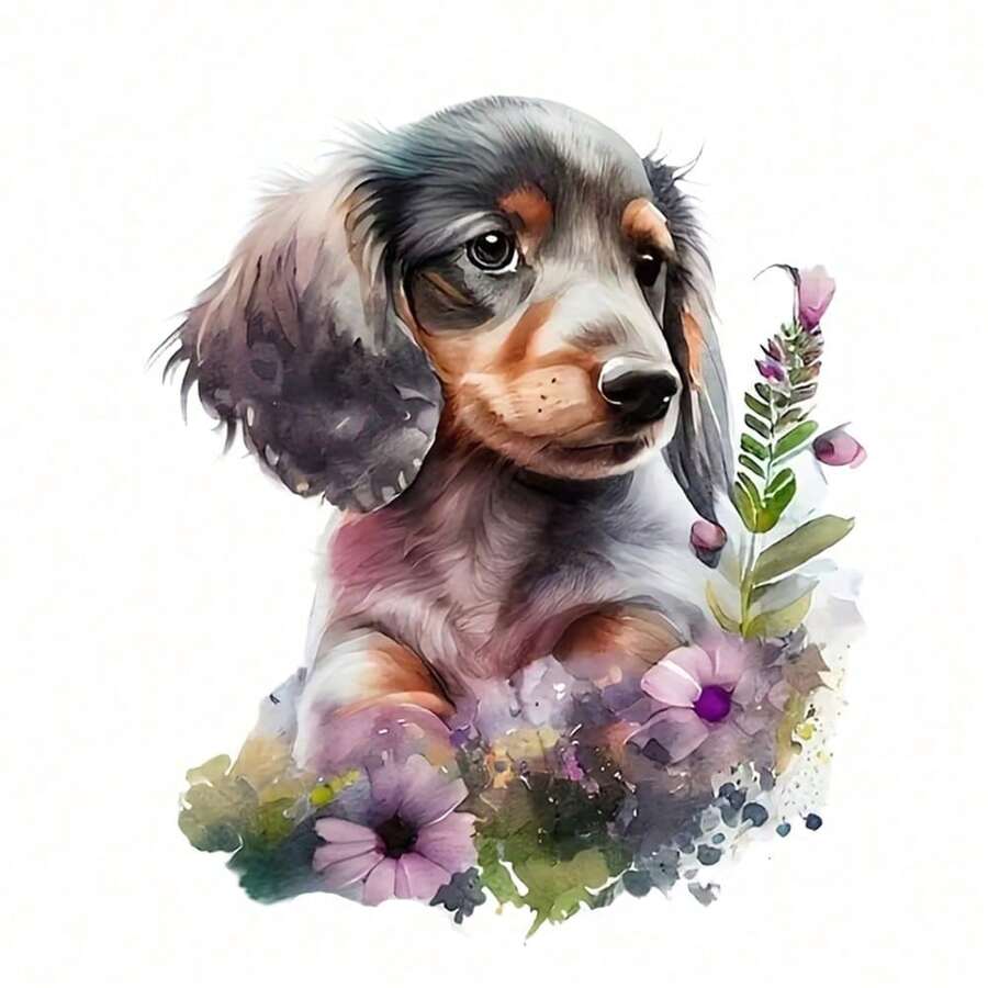 Bộ 1/2/3 miếng dán chuyển nhiệt bền, lâu trôi với họa tiết tai chó dễ thương, dùng để tự làm áo thun, áo nỉ, quần jean, áo hoodie, ba lô, áo khoác, túi xách, gối.