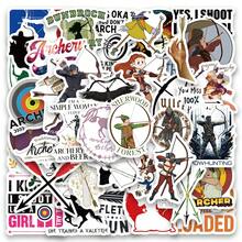 61 PCS Archery Stickers Aesthetics Stickers Scrapbooking, Diary, Laptop, Bumper, Skateboard, Water Bottle, Computer, Phone Greeting Cards, Photo Albums, Furniture, Stickers - Multicolor - View 11