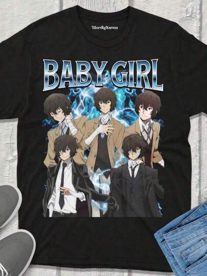 Fashion Print Casual-Shirt Dazai Bungou Stray Dogs-Shirt Anime Vintage Streetwear Anime Bsd Fanmerch Bungo Stray Dogs Fan Merchandise Anime Fans. Jpg Suitable All Seasons,Summer Wear. ,Mens Tshirts,Men's Tops,Valentine's Day,Valentines Day Outfit,Japanese Anime-Shirt,Anime Patterns,Shirt,Graphic Tees Women,Camisas Para Hombre,Mens Clothes,Shirts,Men,Benito Bowl