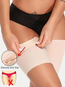 1 đôi miếng bảo vệ đùi chống ma sát, ống bảo vệ đùi chống cọ xát, thích hợp cho nữ, sử dụng tại nhà. - Nhiều màu - Xem 6