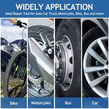 3件套轮胎修补抛光工具，轮胎修补套装，42mm抛光头，压力滚轮和刮刀 - 用于汽车轮胎研磨、修补和抛光 - 3件套 - 查看 7