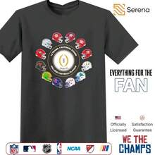 College Football Playoff 2026 Exclusive 12 Teams Playoff Shirt - màu đen - Xem 8