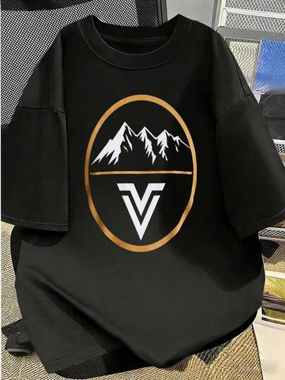 Date Night Men's-Shirt Men's Cotton Printed Short Sleeve Cotton Breathable All-Match Jeans Super Practical Mens Clothes