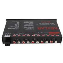 Car Audio Graphic Equalizer Universal Low Pass 7‑Band Variable Gain Adjustment High Level Input EQ for Stereo System - Ecualizador gráfico de audio para automóvil - Ver 7