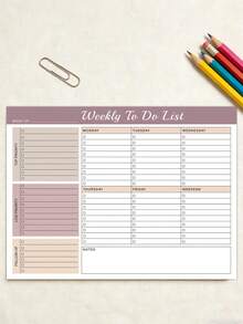 Trees 1 cuốn sổ kế hoạch hàng tuần không ghi ngày tháng, theo dõi mục tiêu hàng tuần, theo dõi thói quen, danh sách việc cần làm, cẩm nang quản lý thời gian hiệu quả, đồ dùng học tập và văn phòng phẩm, phụ kiện bàn làm việc. - Đen và trắng - Xem 11